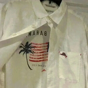 Tommy Bahama 100% linen men’s shirt size L
